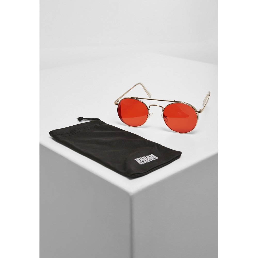 Urban Classics - Chios Sonnenbrille - Goldfarben/Rot